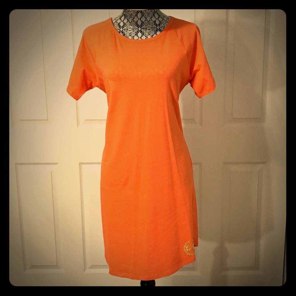 Michal Kors orange dress